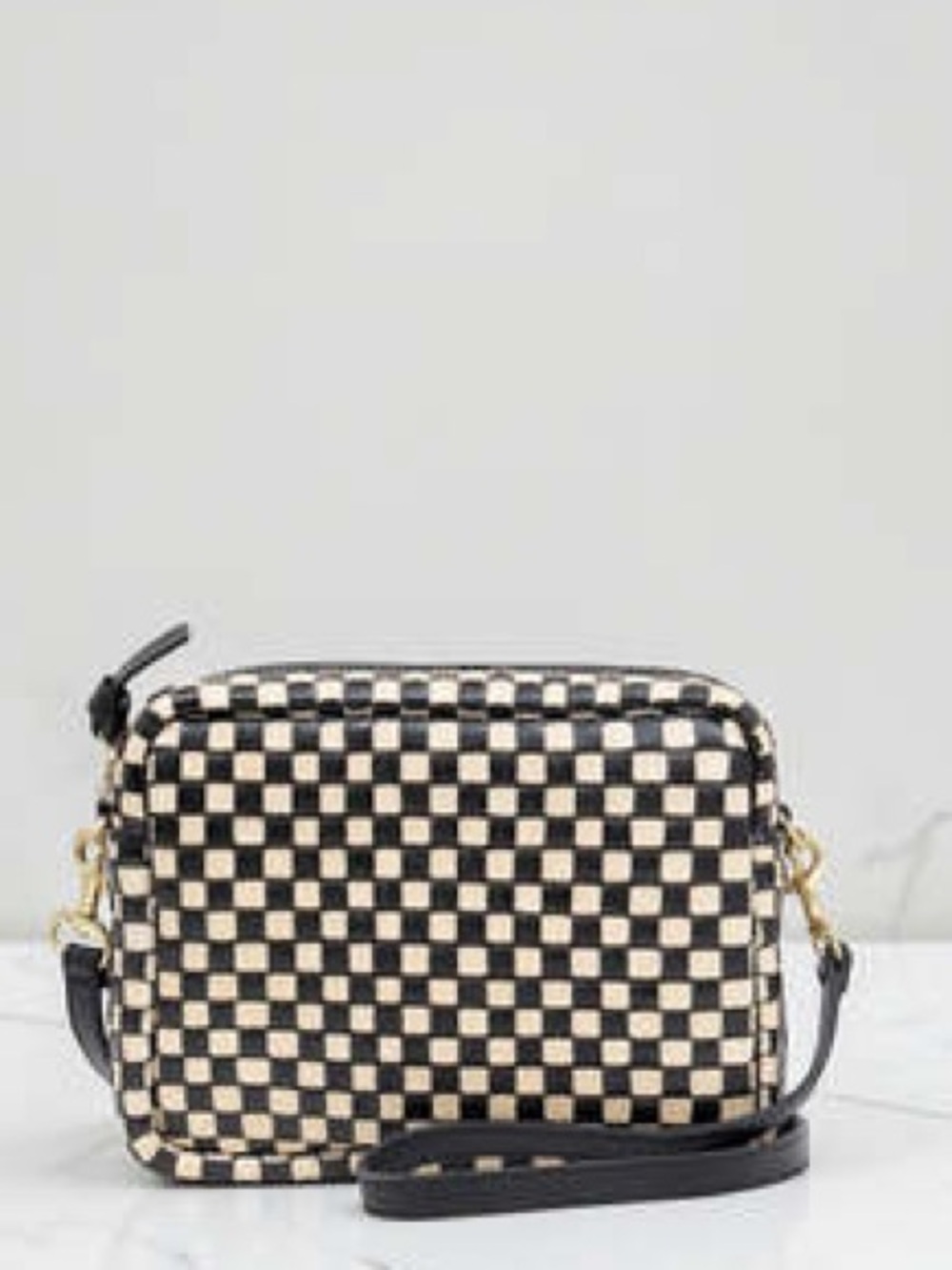Clare V Midi Sac checkered